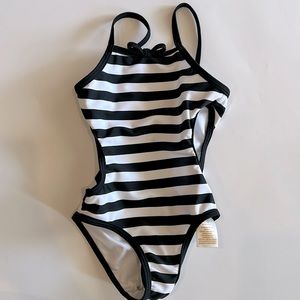 Kate spade 2t striped swimsuit
